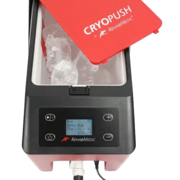 Cryopush - panel sterowania urządzenia